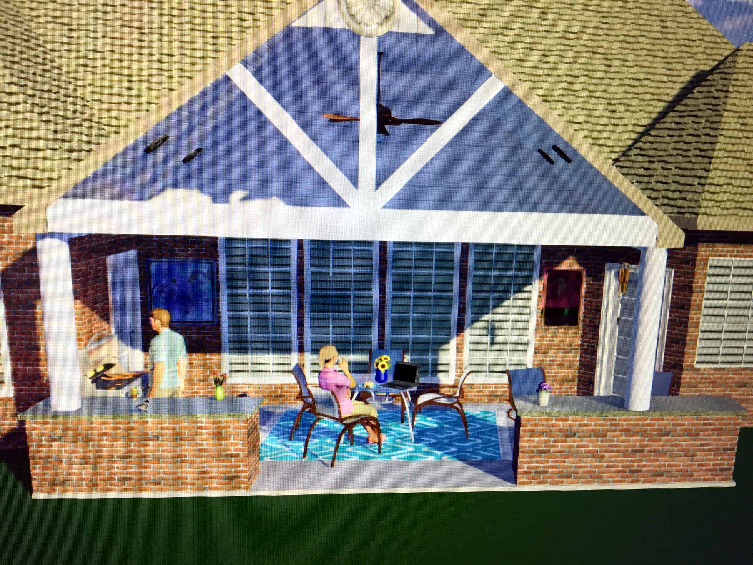 Tulsa Patio Design + Build with YearRound Landscape Lighting