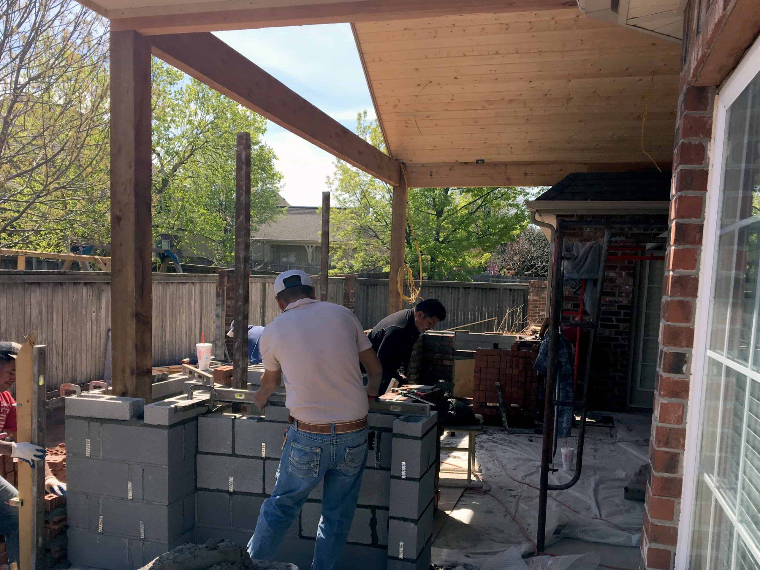 Tulsa Patio Design + Build with YearRound Landscape Lighting