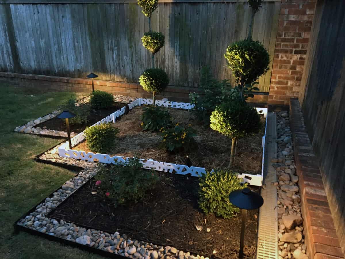 Tulsa Patio Design + Build with YearRound Landscape Lighting